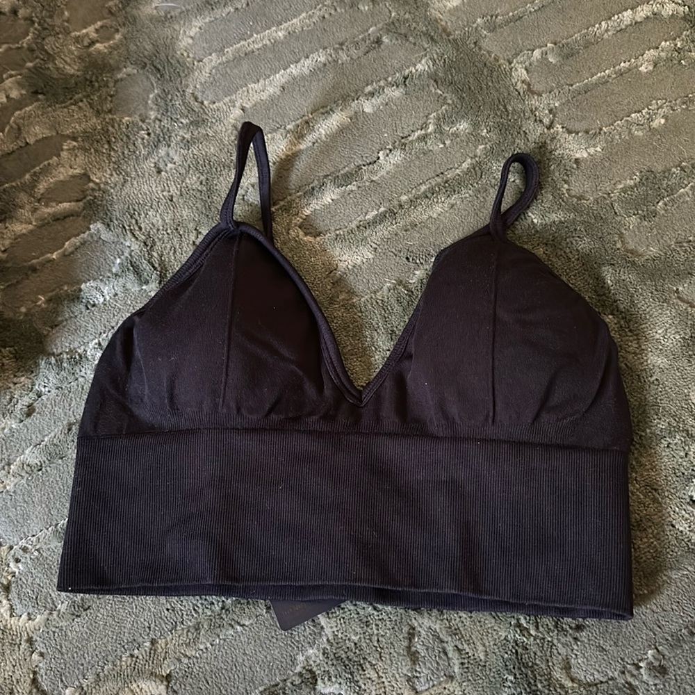 Alphalete triangle bra